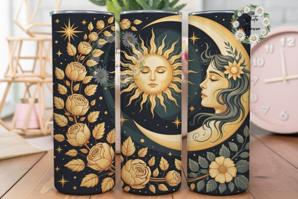 Celestial Botanical Night 20oz Tumbler