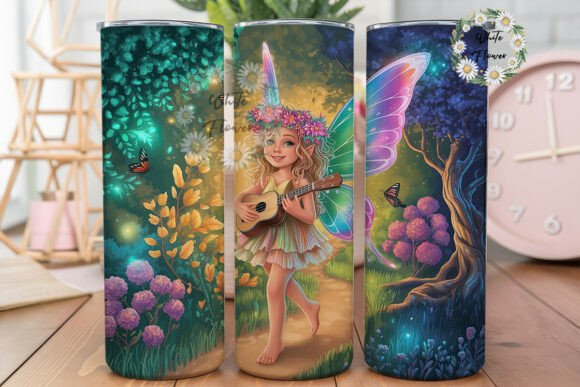 Enchanted Forest Fairy 20oz Tumbler Wrap