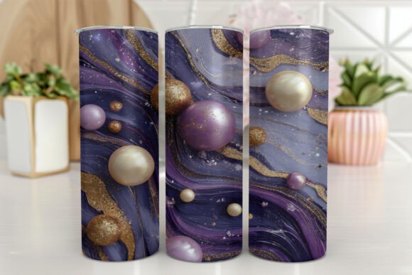 Marble Tumbler Wrap Seamless Sublimation