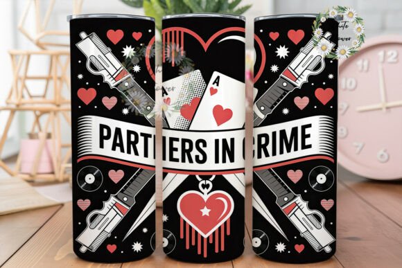 Partners in Crime 20oz Tumbler Wrap