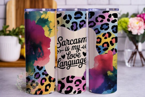 Sarcasm Love Language 20oz Tumbler Wrap