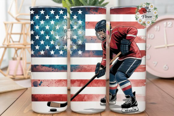 USA Hockey Player 20oz Tumbler Wrap